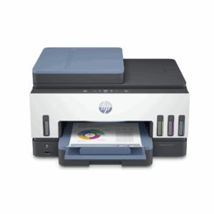 HP Smart Tank 795 All-in-One Wireless Printer (Print, Scan, Copy, Fax, Duplex, ADF, Up to 18,000 Black / 8,000 Color Pages) – White/Blue [28B96A]